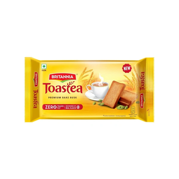 Britannia Toastea Premium Bake Rusk 250g - 250g, Britannia