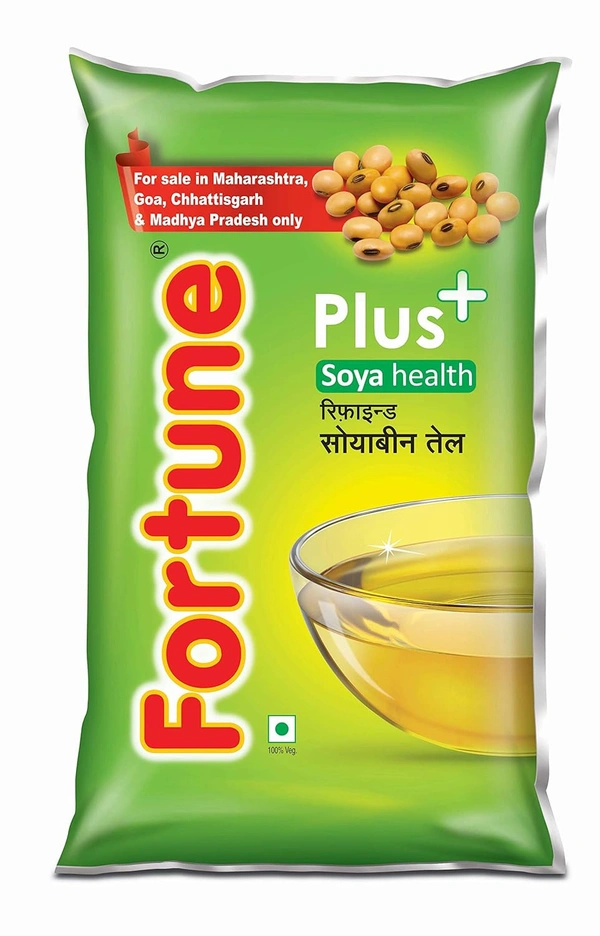 Fortune Plus Soyabean Oil, 840g - 840g, Fortune