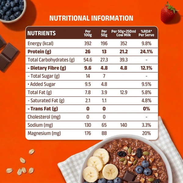 PINTOLA 26g High Protein Oats 1kg - 1Kg, Pintola