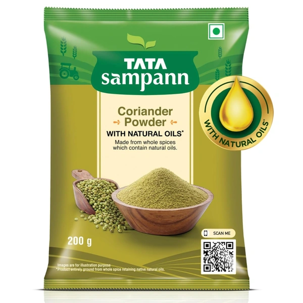 Tata Sampann Coriander Powder With Natural Oils, 200g - 200g, Tata Sampann