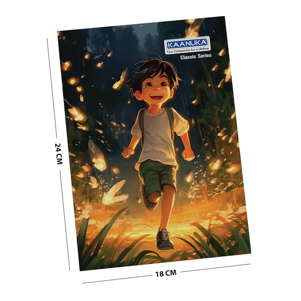 KAANUKA Ruled Notebook 172 Pages 24 x 18cm - 24 x 18cm (172Pages), Kaanuka