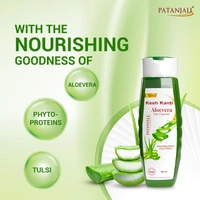 Patanjali Kesh Kanti Aloevera Hair Cleanser 180ML - 180ml, Patanjali