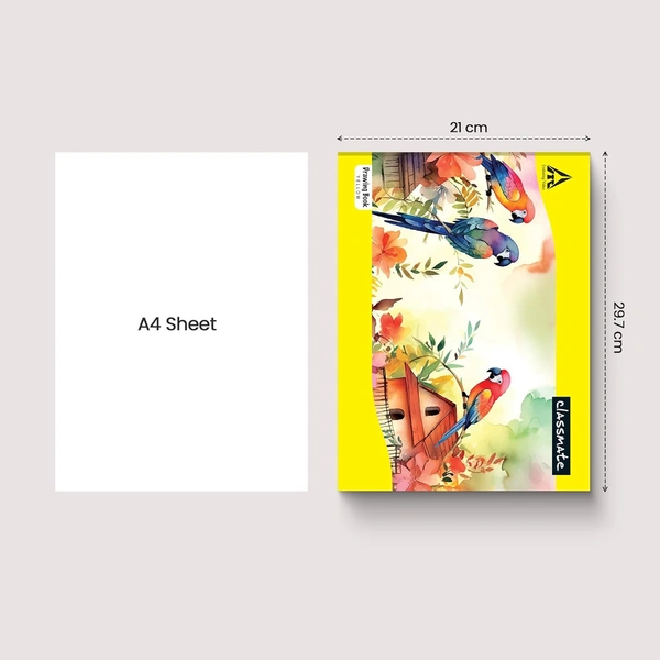 Classmate Drawing Book - A4, Soft Cover - 21 x 30, Classmate