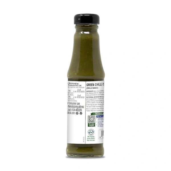 VEEBA Wok Tok Green Chilli Sauce (200 G) - 200g, Veeba