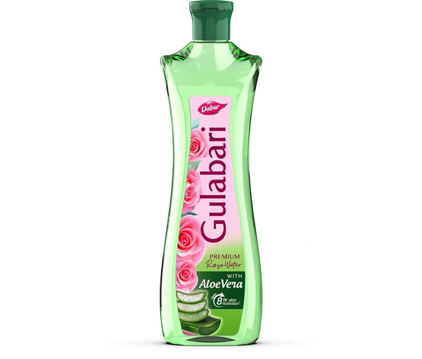 Dabur Gulabari Premium Rose Water with Aloe Vera - 400 ml - 400ml, Dabur