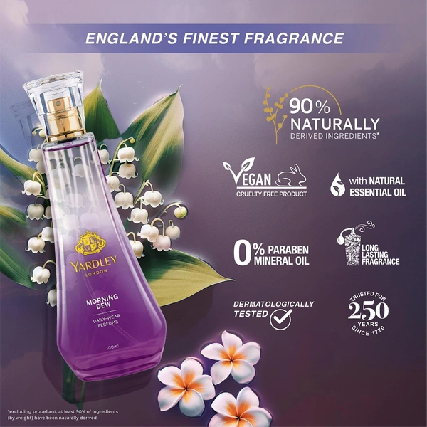 Yardley London Morning Dew Perfume Spray For Women 100ml - 100ml, Yardley