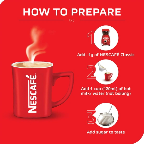 NESCAFE Classic Instant Coffee Powder 24g - 24g, Nescafe