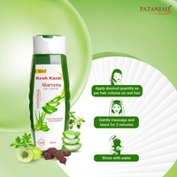 Patanjali Kesh Kanti Aloevera Hair Cleanser 180ML - 180ml, Patanjali