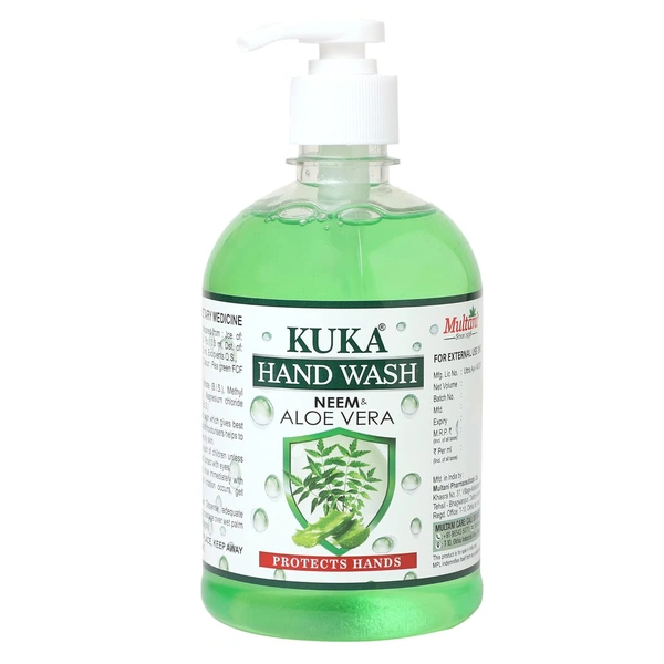 Multani Handwash - 500 ml - Ayurvedic Neem & Aloe Vera - 500 Ml, Multani