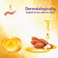 Santoor PureGlo Glycerine Soap with Almond Oil and Glycerine 125g x 6 - 125g x 6, Santoor