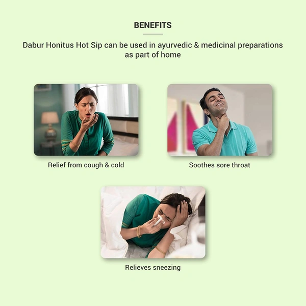 Honitus Dabur Hot Sip Relief from Cough and Cold (4g) - 4g, Dabur