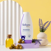 Softsens Baby Powder | Enriched with Patchouli & Olive - 200g - 200 g, Softsens