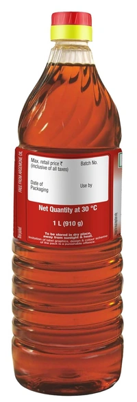Dhara Kachi Ghani Mustard Oil 1L - 1Ltr, Dhara