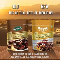 Happilo Premium Natural Arabian Dates 500g - 500g, Happilo