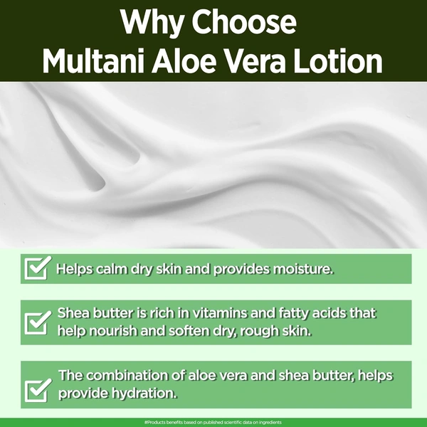 Multani Naturals Aloe Vera Body Lotion - 500ml - 500ml, Multani Naturals