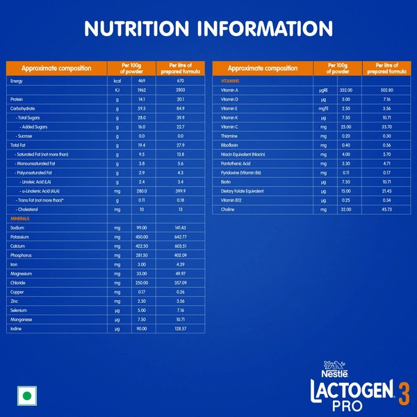 Lactogen Pro 3 - 400g, Nestle