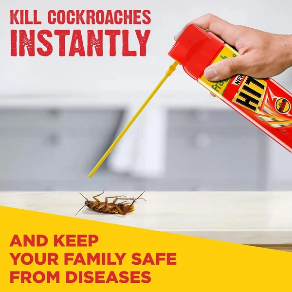 HIT Crawling Insect Killer Cockroach Killer Spray 700ml - 700ml, Hit