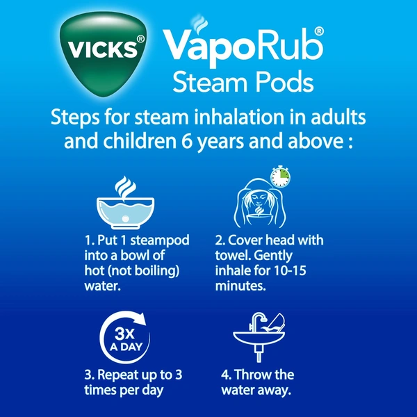 Vicks VapoRub SteamPods 4s - Vicks