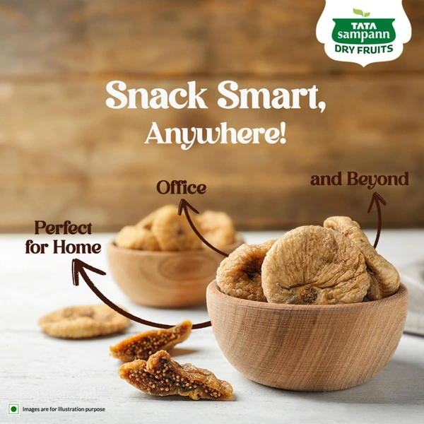 Tata Sampann Premium Anjeer (Dried Figs), 200g - 200g, Tata Sampann