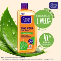 Clean & Clear Aloe Vera Face Wash - 240ml - 240ml, Clean & Clear