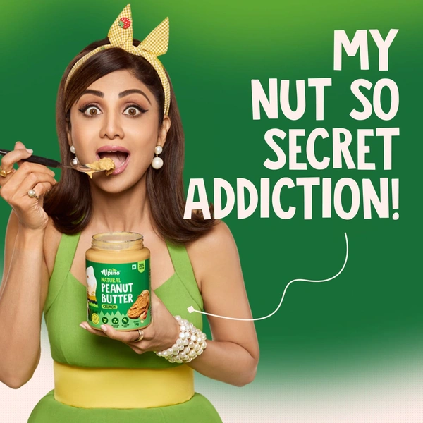 ALPINO Natural Peanut Butter Crunch - 1Kg - 1Kg, Alpino