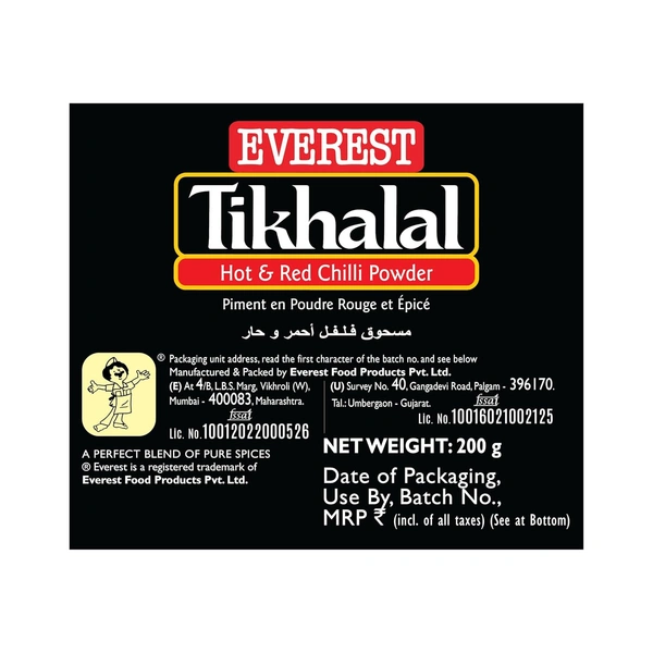 EVEREST Tikhalal Chilli Powder  (200 g) - 200g, Everest