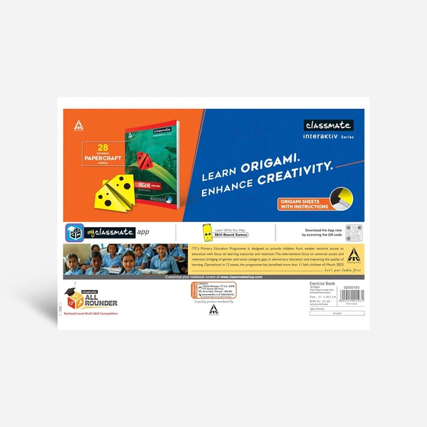 Classmate Drawing Book - A4, Soft Cover - 21 x 30, Classmate