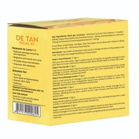 Globus Naturals De-Tan 6 Step Facial Kit, 40gm - 40g, Globus