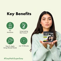 Indica Easy 10 Minutes Hair Color Shampoo Natural Black - Indica