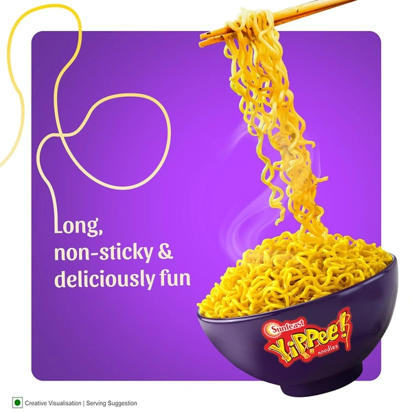 Sunfeast YiPPee! Mood Masala-2 Masala Sachets Instant Noodles Vegetarian  (260 g) - 280g, Sunfest