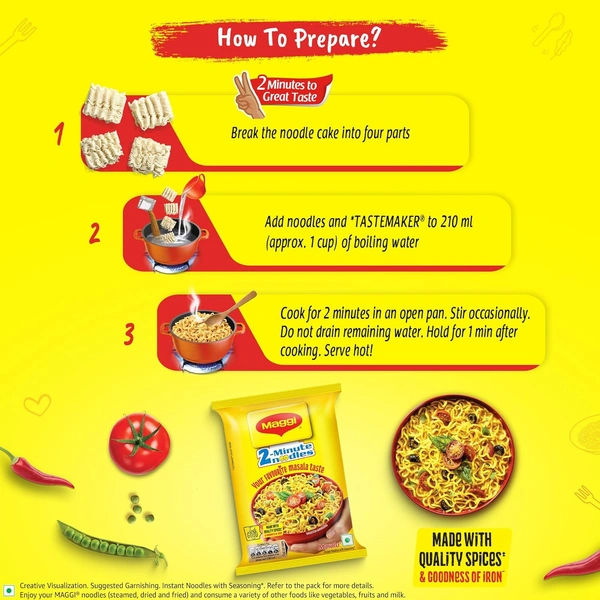 MAGGI 2-Minute Instant Noodles 70g - 70g, Maggi