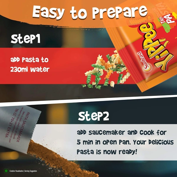 Sunfeast Yippee Tricolor Pasta Masala, 70g - 70g, Yippee