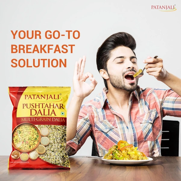 Patanjali Pustahar Dalia 500g - 500g, Patanjali