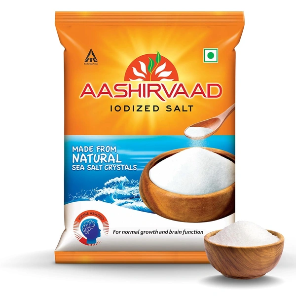 Aashirvaad Salt,with 4-Step advantage, 1kg - 1kg+200g, Aashirvaad