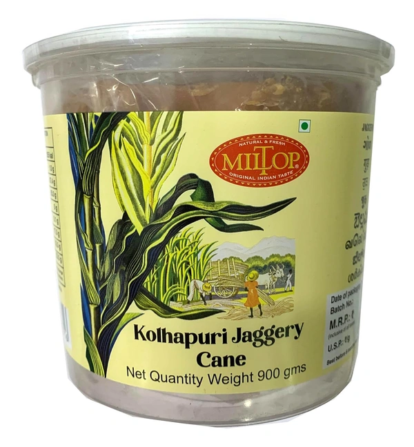 Miltop Jaggery - Kolhapuri,900g - 900g, Miltop