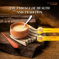 Patanjali Cow Ghee, Plastic Jar - 500ml Jar - 500g, Patanjali