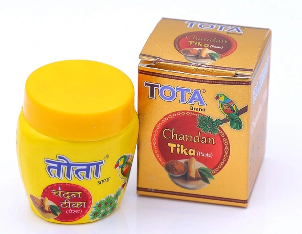 TOTA Chandan Paste Tika for Pooja 40g - 40g, Tota