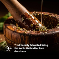 KALASH Kachi Ghani Pure Mustard Oil - 1L - 1Ltr, Kalash