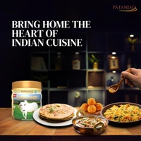 Patanjali Cow Ghee, Plastic Jar - 500ml Jar - 500g, Patanjali