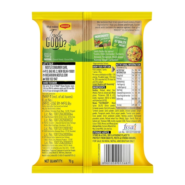 MAGGI 2-Minute Instant Noodles 70g - 70g, Maggi