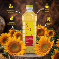 Jivo Cold Pressed Chemical Free Sunflower Oil 1Ltr - 1ltr, Jivo