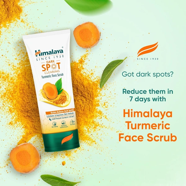 Himalaya Dark Spot Clearing Turmeric Face Scrub 100g - 100g, Himalaya