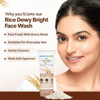 Mamaearth Rice Dewy Bright Face Wash - 100ml, Mamaearth