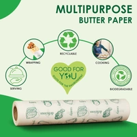 EUROWRAP Food Wrapping Butter Paper 25 Mtr - 25Mtr, EUROWRAP