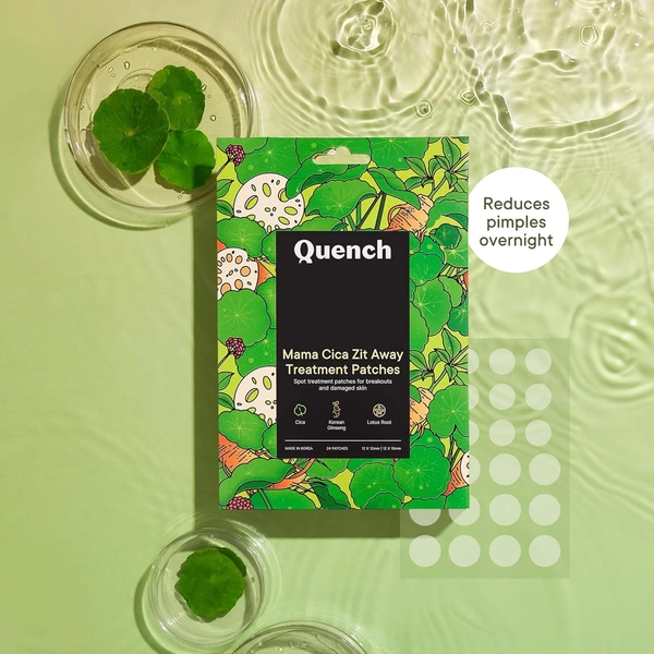 Quench Zit Away Acne Pimple Patches for Face (24 Patches in pack)  - Quench