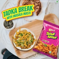 Bingo Tedhe Medhe Masala Tadka (Namkeen)  (75 g) - 75g, Bingo