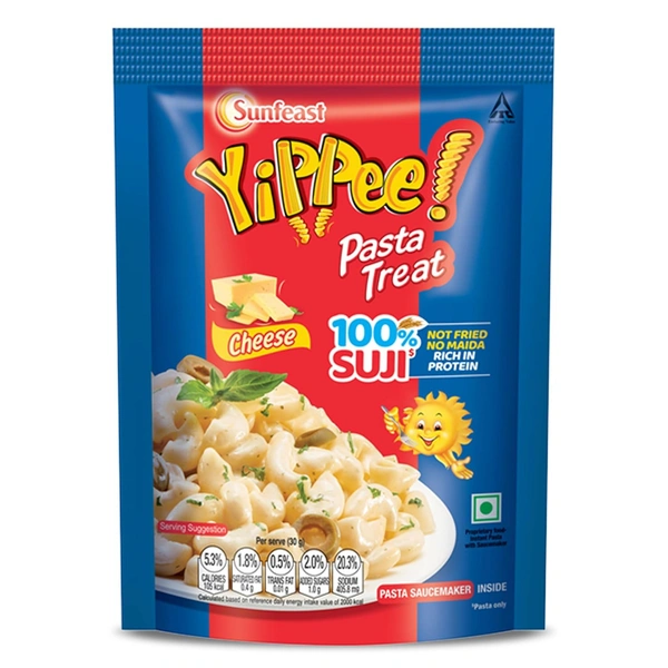Sunfeast YiPPee! Pasta Treat | Cheese 70g - 75g, Yippee