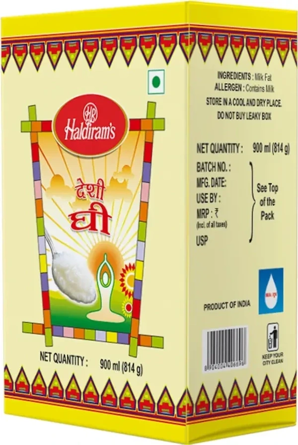 Haldiram's Desi Ghee 900ml - 900ml, Haldiram
