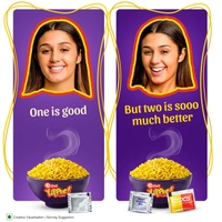 Sunfeast YiPPee! Mood Masala-2 Masala Sachets Instant Noodles Vegetarian  (260 g) - 280g, Sunfest