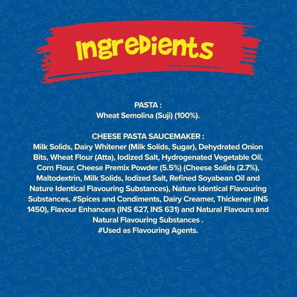 Sunfeast YiPPee! Pasta Treat | Cheese 70g - 75g, Yippee